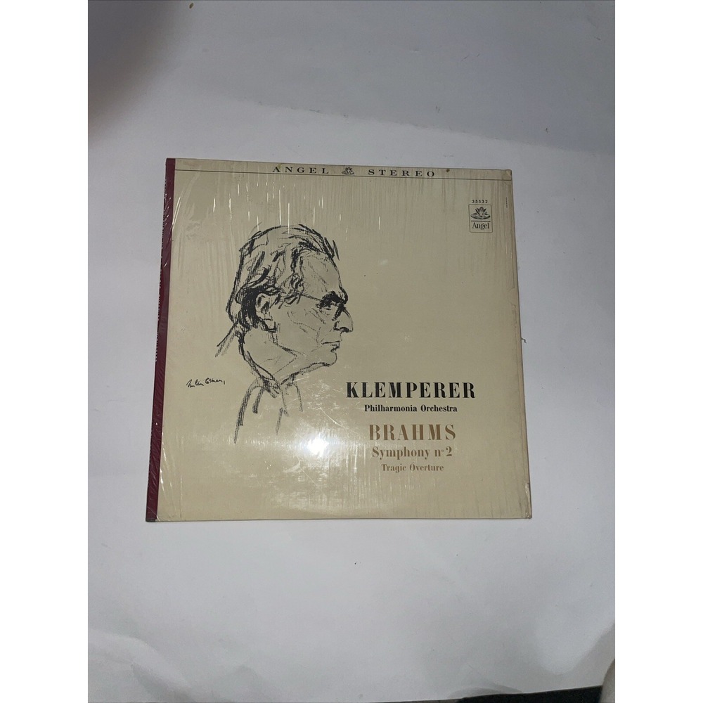 Angel Records Brahms Symphony 2 Otto Klemperer Vinyl LP S 35532 Blue Label Good